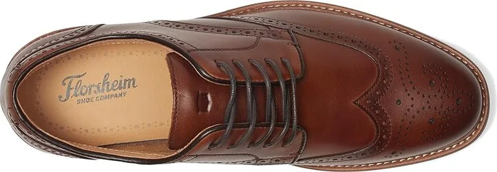 Florsheim Anthem Wing Tip Oxford Men's Shoes Brown : 7 W (3E), Leather - Image 2