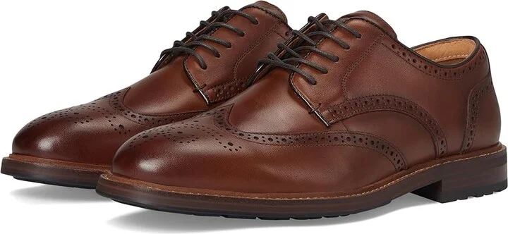Florsheim Anthem Wing Tip Oxford Men's Shoes Brown : 7 W (3E), Leather