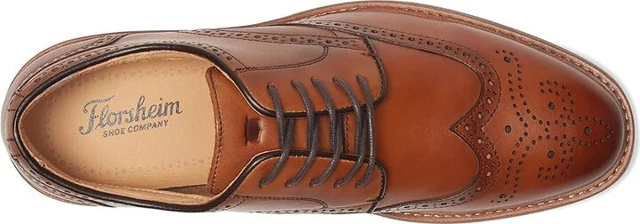 Florsheim Anthem Wing Tip Oxford Men's Shoes Saddle Tan : 12 M (D), Leather - Image 2