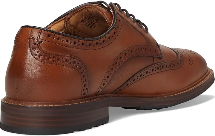 Florsheim Anthem Wing Tip Oxford Men's Shoes Saddle Tan : 12 M (D), Leather - Image 4