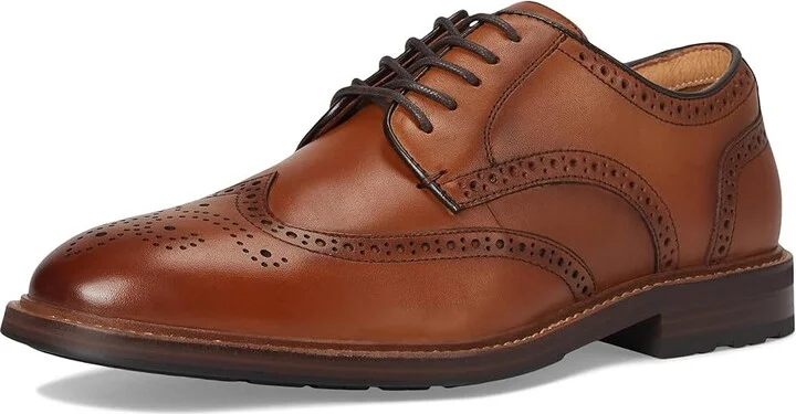 Florsheim Anthem Wing Tip Oxford Men's Shoes Saddle Tan : 12 M (D), Leather - Image 5