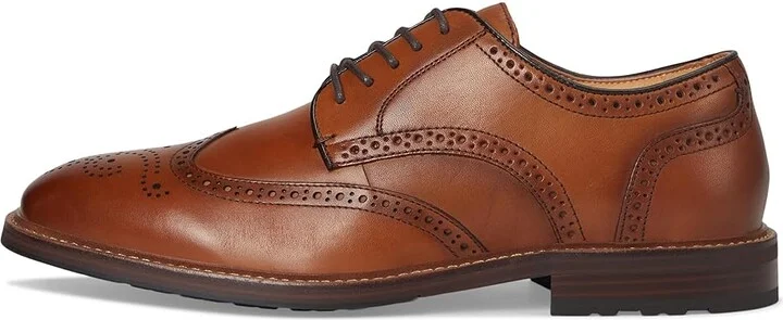 Florsheim Anthem Wing Tip Oxford Men's Shoes Saddle Tan : 12 M (D), Leather - Image 6