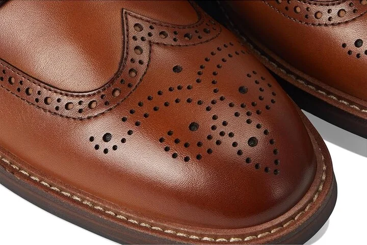 Florsheim Anthem Wing Tip Oxford Men's Shoes Saddle Tan : 12 M (D), Leather - Image 7