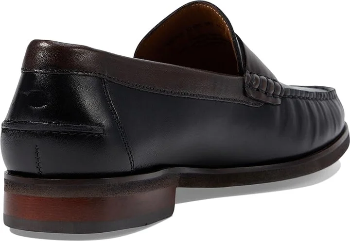 Florsheim Berkley Flex Penny Loafer Men's Shoes Black/Brown : 9 N (B), Leather - Image 4