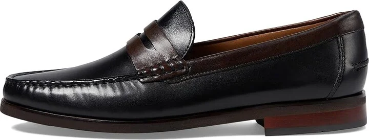 Florsheim Berkley Flex Penny Loafer Men's Shoes Black/Brown : 9 N (B), Leather - Image 6