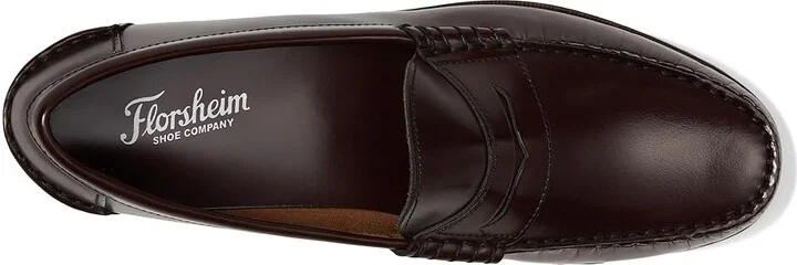Florsheim Berkley Penny Loafer Men's Slip on Shoes Burgundy : 9.5 B (N), Leather - Image 3