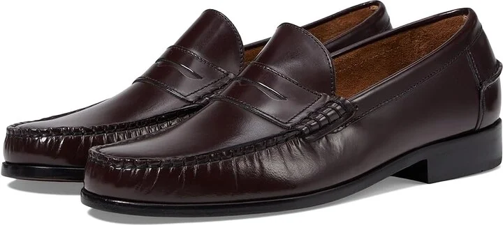 Florsheim Berkley Penny Loafer Men's Slip on Shoes Burgundy : 9.5 B (N), Leather
