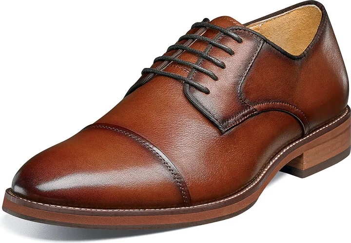 Florsheim Blaze Cap Toe Oxford Cognac Smooth 9.5
