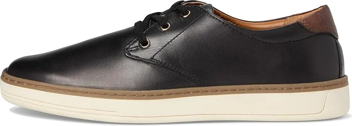 Florsheim Caper Plain Toe Sneaker Oxford Men's Slip on Shoes Black : 9 W (3E), Leather/Rubber - Image 6