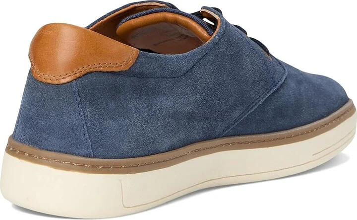 Florsheim Caper Plain Toe Sneaker Oxford Men's Slip on Shoes Navy : 9 M (D), Leather/Rubber - Image 4