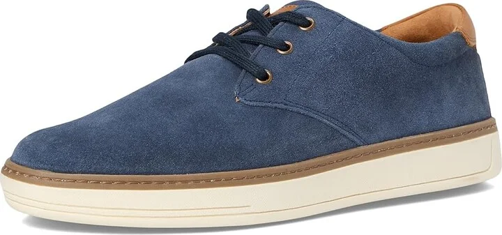 Florsheim Caper Plain Toe Sneaker Oxford Men's Slip on Shoes Navy : 9 M (D), Leather/Rubber - Image 5