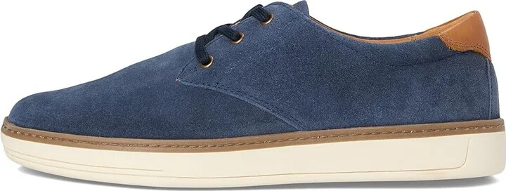 Florsheim Caper Plain Toe Sneaker Oxford Men's Slip on Shoes Navy : 9 M (D), Leather/Rubber - Image 6