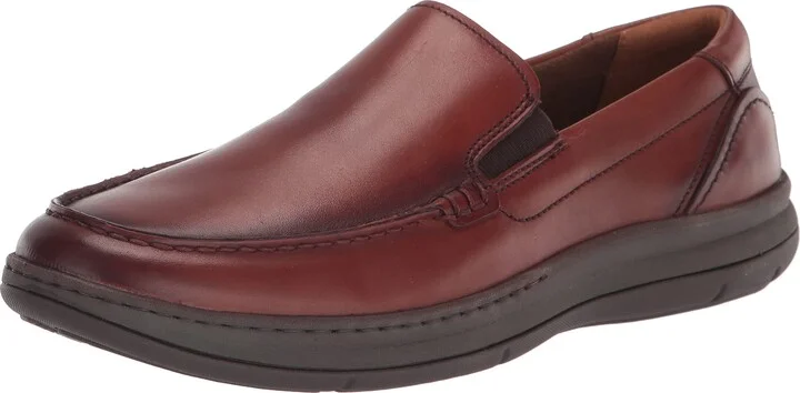 Florsheim Central Moc Toe Venetian Loafer Cognac Smooth Leather 14 M (D)