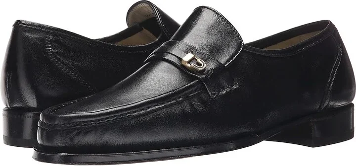 Florsheim Como Imperial Slip-On Loafer Men's Shoes Black Cabaret : 5.5 D (M), Leather