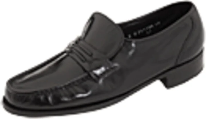 Florsheim Como Slip-On Loafer Men's Shoes Black : 9 B (N), Leather - Image 2
