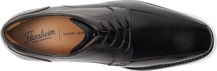 Florsheim Conetta Bike Toe Oxford Men's Lace Up Wing Tip Shoes Black : 9 M (D), Leather/Sheepskin - Image 2