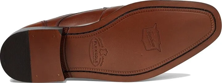 Florsheim Conetta Cap Toe Oxford Men's Lace Up Wing Tip Shoes Cognac : 7 M (D), Lace/Leather - Image 3