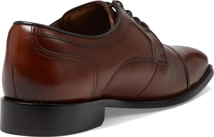 Florsheim Conetta Cap Toe Oxford Men's Lace Up Wing Tip Shoes Cognac : 7 M (D), Lace/Leather - Image 4