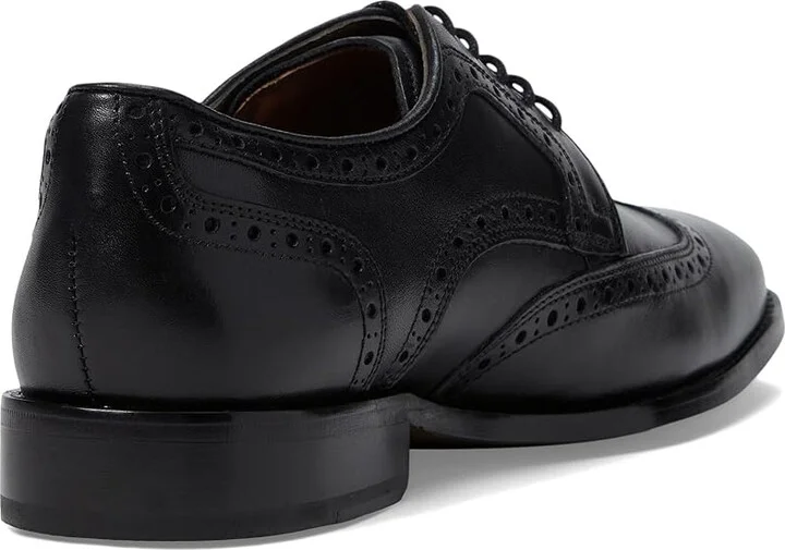 Florsheim Conetta Wing Tip Oxford Men's Lace Up Wing Tip Shoes Black : 10.5 M (D), Leather - Image 4