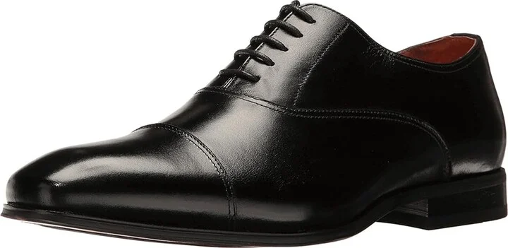Florsheim Corbetta Cap Toe Oxford Men's Lace up casual Shoes Black Smooth : 8 D (M), Full Grain leather - Image 2