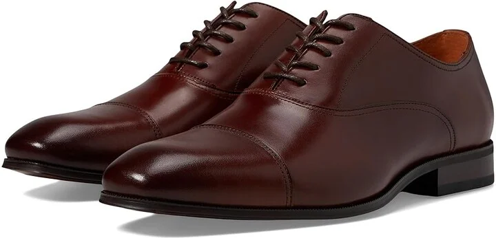 Florsheim Corbetta Cap Toe Oxford Men's Lace up casual Shoes Cognac Smooth : 7 D (M), Full Grain leather