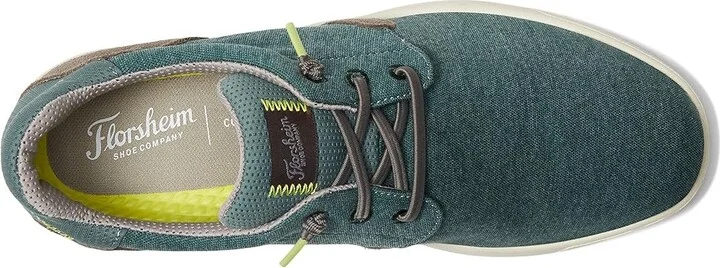 Florsheim Crossover Canvas Elastic Lace Slip-On Sneaker Men's Shoes Green Canvas : 7.5 M (D) - Image 2