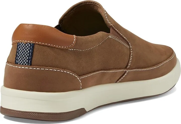 Florsheim Crossover Double Gore Slip-On Men's Shoes Mushroom : 7.5 W (3E), Leather - Image 4