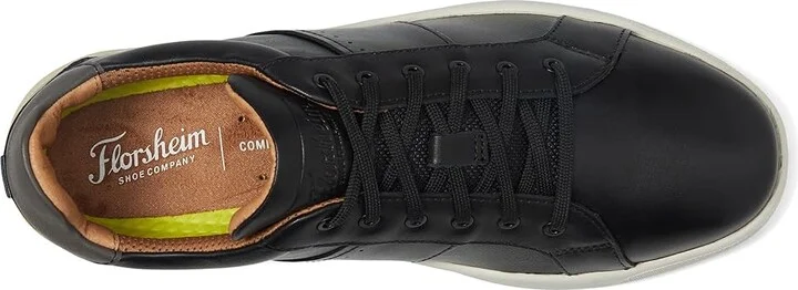 Florsheim Crossover Lace to Toe Casual Sneaker Men's Shoes Black : 7 M (D), Leather - Image 2