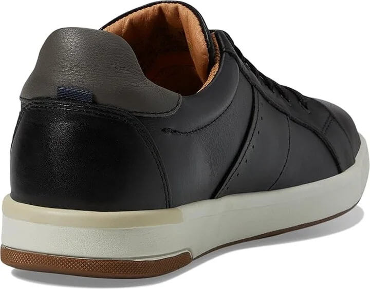 Florsheim Crossover Lace to Toe Casual Sneaker Men's Shoes Black : 7 M (D), Leather - Image 4