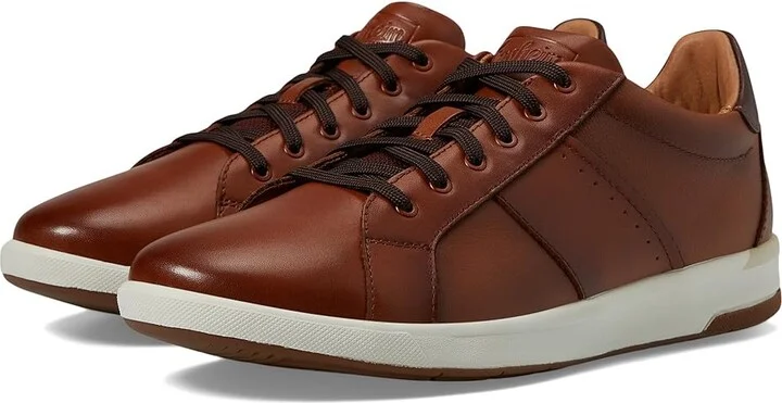 Florsheim Crossover Lace to Toe Casual Sneaker Men's Shoes Cognac Smooth Milled : 7 M (D), Leather