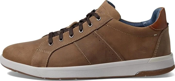 Florsheim Crossover Lace to Toe Casual Sneaker Men's Shoes Mushroom Crazy Horse : 7 M (D), Leather - Image 6