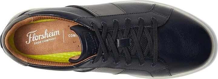 Florsheim Crossover Lace to Toe Casual Sneaker Men's Shoes Navy/Gray Milled : 7 M (D), Leather - Image 2