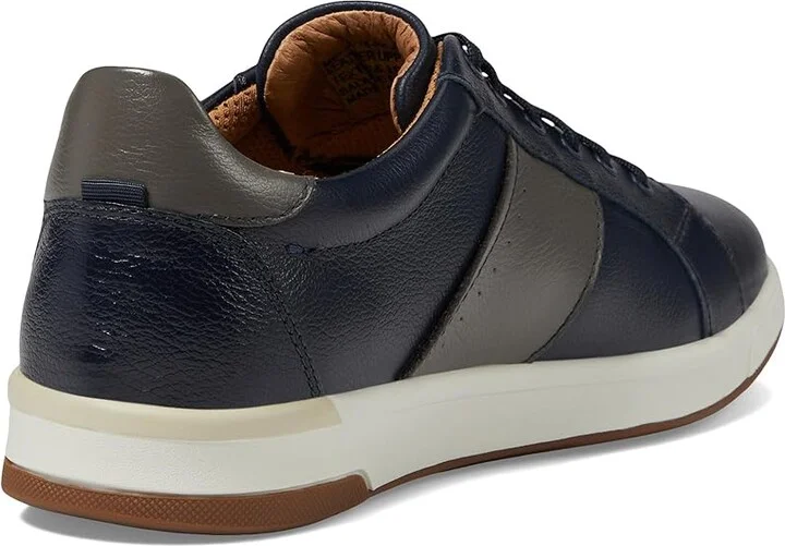 Florsheim Crossover Lace to Toe Casual Sneaker Men's Shoes Navy/Gray Milled : 7 M (D), Leather - Image 4