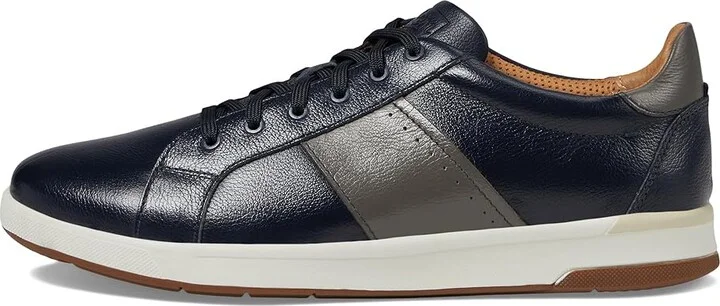 Florsheim Crossover Lace to Toe Casual Sneaker Men's Shoes Navy/Gray Milled : 7 M (D), Leather - Image 6