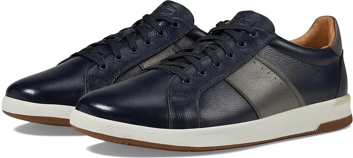 Florsheim Crossover Lace to Toe Casual Sneaker Men's Shoes Navy/Gray Milled : 7 M (D), Leather