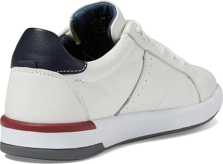 Florsheim Crossover Lace to Toe Casual Sneaker Men's Shoes White Milled Smooth : 7 M (D), Leather - Image 4