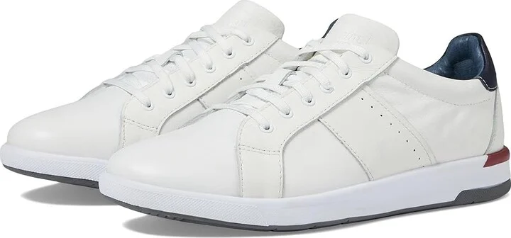Florsheim Crossover Lace to Toe Casual Sneaker Men's Shoes White Milled Smooth : 7 M (D), Leather