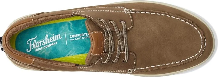 Florsheim Crossover Moc Toe Boat Shoes Men's Shoes Mushroom : 7 M (D), Leather/Rubber - Image 2