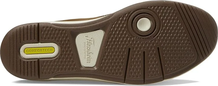 Florsheim Crossover Moc Toe Boat Shoes Men's Shoes Mushroom : 7 M (D), Leather/Rubber - Image 3