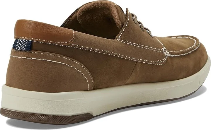 Florsheim Crossover Moc Toe Boat Shoes Men's Shoes Mushroom : 7 M (D), Leather/Rubber - Image 4