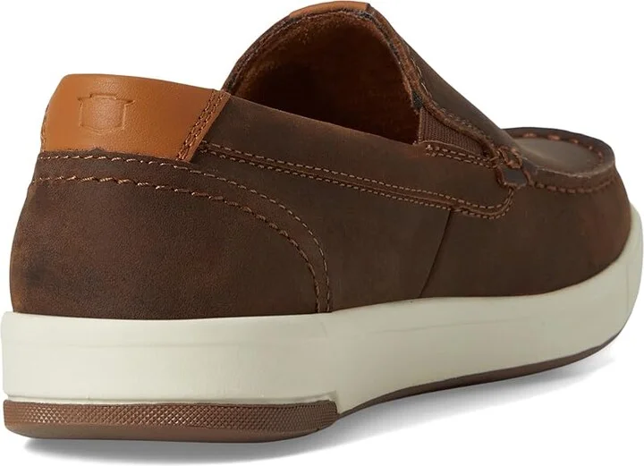Florsheim Crossover Moc Toe Slip-On Men's Shoes Brown Pull Up : 11 W (3E), Leather - Image 4