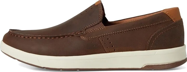 Florsheim Crossover Moc Toe Slip-On Men's Shoes Brown Pull Up : 11 W (3E), Leather - Image 6