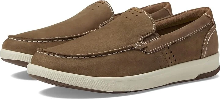 Florsheim Crossover Moc Toe Slip-On Men's Shoes Mushroom : 8.5 M (D), Leather