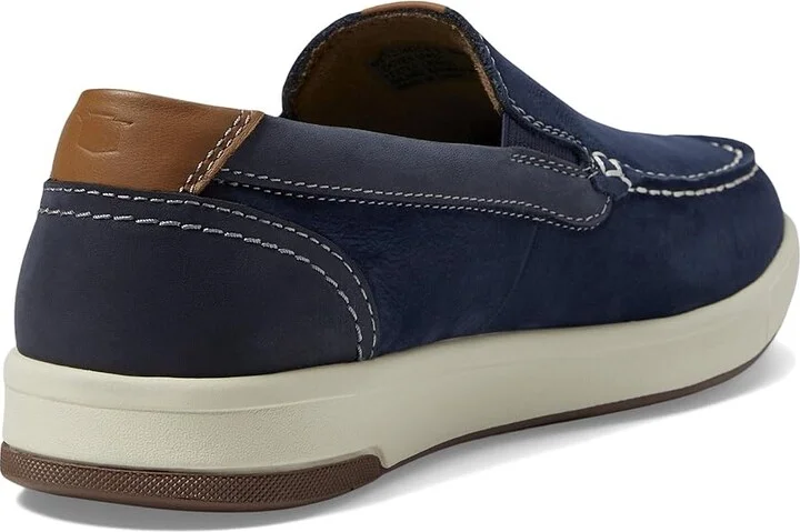 Florsheim Crossover Moc Toe Slip-On Men's Shoes Navy : 8.5 M (D), Leather - Image 4