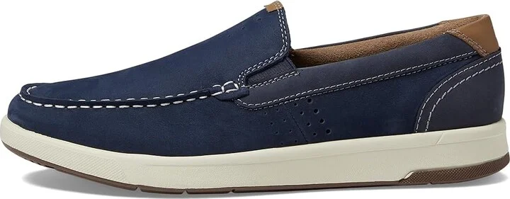 Florsheim Crossover Moc Toe Slip-On Men's Shoes Navy : 8.5 M (D), Leather - Image 6