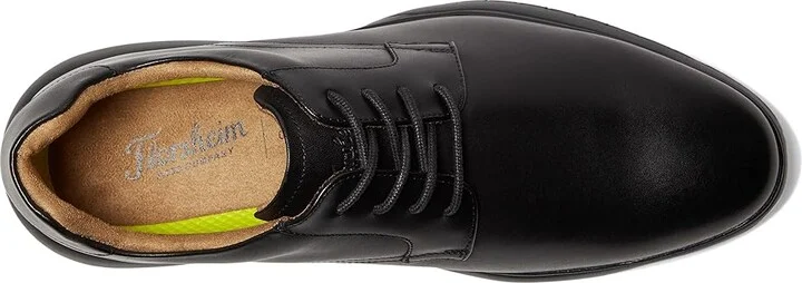 Florsheim Dash Plain Toe Oxford Men's Lace Up Wing Tip Shoes Black : 10 W (3E), Leather - Image 2