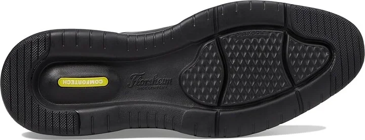 Florsheim Dash Plain Toe Oxford Men's Lace Up Wing Tip Shoes Black : 10 W (3E), Leather - Image 3