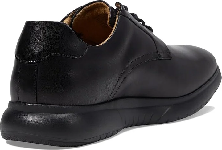 Florsheim Dash Plain Toe Oxford Men's Lace Up Wing Tip Shoes Black : 10 W (3E), Leather - Image 4