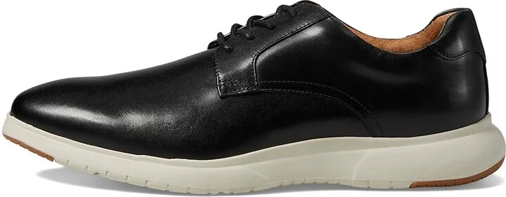 Florsheim Dash Plain Toe Oxford Men's Lace Up Wing Tip Shoes Black w/ White Sole : 7.5 M (D), Leather - Image 6