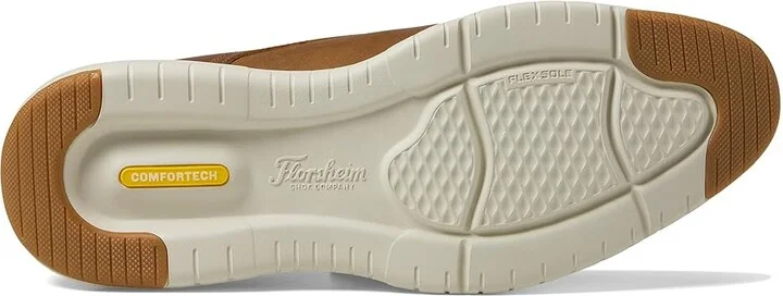 Florsheim Dash Plain Toe Oxford Men's Lace Up Wing Tip Shoes Brown Crazy Horse : 12 W (3E), Leather - Image 3